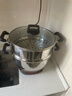 惠当家（Hui Dang Jia）电锅多功能电热锅电炒锅家用电蒸锅一体电煮锅加厚304不锈钢电火锅G08-28单笼 实拍图
