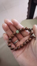金丝檀木手串男士念珠盘玩檀木佛珠檀香手链女盘玩串珠送女友 金丝檀晴水款10mm 实拍图