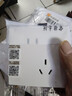 公牛开关插座无边框大面板家用插座面板10A五孔16A空调86型暗装白 斜五孔 实拍图