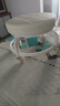 【京喜甄选】椅子万向轮美缝凳子带轮旋转擦地矮凳美甲修脚凳滑轮 儿童凳-米白色款 实拍图