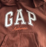 GAP女装2025秋季新款撞色Logo宽松抓绒套头连帽衫卫衣上衣 棕色 M (165/88A) 亚洲尺码 实拍图