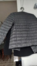 鸭鸭（YAYA）2025秋冬新款轻薄羽绒服男士内胆短款休闲百搭鸭绒保暖外套K 灰色 L 实拍图