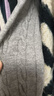 优衣库女装纽花圆领针织开衫/毛衣外套空调衫通勤秋冬新款481477 03 灰色 XL 实拍图