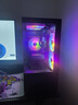 宁美 定制 N系列 台式电脑机箱风扇 主机散热风扇 LED 炫光 12CM 静音 降温 /单拍不发货/搭配主机下单 澳申白色风扇 RGB 实拍图