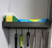 美厨（MAXCOOK）厨房置物架 免打孔通用调料架调味架壁挂架50cm 带杆带钩MCZW8381 实拍图