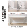 全品屋可折叠书桌电脑桌台式学生长条桌卧室简易写字学习桌子办公桌 实拍图