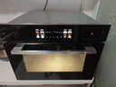 德普凯信2025年高定品牌新品TD55M无缝陶瓷内胆蒸烤箱一体机8.57寸彩膜屏500+云菜谱玻璃纤维棉全包TD55M 实拍图
