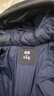 优衣库男装女装无缝羽绒连帽外套夹克羽绒服478279 69 藏青色 XL 实拍图