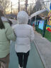 鸭鸭（YAYA）孙颖莎同款时空道宇系列短款羽绒服女冬季三防保暖外套男女同款 月光白色 L 【推荐130-150斤】 实拍图