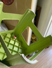 网红塑料凳子30.5cm客厅防滑凳餐桌凳简约可摞叠便携凳浴室凳 绿色【两种款式随机发】 （一个装） 实拍图