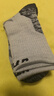 悠途（UTO）美利奴羊毛袜男女秋冬户外登山徒步运动袜保暖中筒袜子 男款云峰灰 L 实拍图