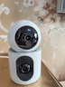 华为智选鸿蒙智选500万+500万双摄监控摄像头家用器360度无死角带夜视海雀室内安防看护双雀Max白重磅新品 实拍图