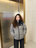 李宁火锅羽绒服丨男女同款冬季宽松立领防泼水科技面包服外套AYMU497 实拍图