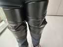 yaphtes电动车护膝冬季摩托车PU保暖男女骑行跑步加厚防风防寒护腿 实拍图