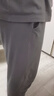 京舒棉京东自有品牌棉·嘟嘟棉新款磨毛男长袖睡衣家居服 灰色 3XL 实拍图