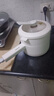 美的（Midea）电煮锅 小电锅 电蒸锅 长柄 宿舍小锅 多功能辅食锅 1.6L学生寝室一体泡面小火锅 XZE2017 配蒸笼 实拍图