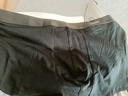 莫代尔4条男士内裤男平角特大码胖子肥佬220斤加肥加大宽松四角裤 纯棉款（黑+宝蓝+深灰+浅灰） 4条 6XL （建议体重240-280斤） 实拍图