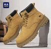 海澜之家HLA新年礼物情侣靴大黄靴男舒适秋冬马丁靴子男 T249土黄色40 实拍图
