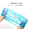 安美尚（ams）一次性帽子 加厚无纺布头套透气网头发帽厨房食堂厨师无尘车间工作防污油烟防尘头罩五百个蓝色 实拍图