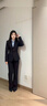 韩曼柯（HANMANKE）西装套装女黑色西服两件套修身小西装外套日常通勤面试职业正装 实拍图