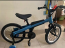 九号（Ninebot）儿童自行车5-7岁单车铝合金山地学生蓝色18寸适合身高115-135cm 实拍图