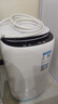 奥克斯（AUX）迷你洗衣机 全自动小型婴儿儿童宝宝内衣波轮洗衣机 带甩干烘干洗脱一体 【国补】4KG洗脱容量白色【洗烘一体】 实拍图
