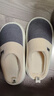 洁丽雅（Grace）棉拖鞋男士秋冬季室内防臭防滑居家保暖厚底踩屎感拖鞋男款冬天 实拍图