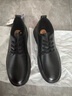 回力新款冬季加绒皮鞋男士牛皮可选商务正装男鞋耐磨 黑色加绒款 41 实拍图