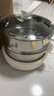 小熊（Bear）0涂层电火锅火锅专用锅电锅家用5-8个人不粘分体式可拆洗多功能电蒸锅不锈钢电煮锅6L火锅锅F60L2  实拍图