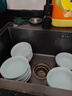 景德镇（jdz）官方陶瓷饭碗影青瓷餐具套装无铅纯色碗碟面碗汤盘乔迁搬家礼物 流影饭碗（十只装） 实拍图
