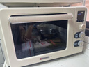 海氏（Hauswirt）四代C40升级款电烤箱家用烘焙多功能发酵一体机搪瓷内胆智能菜单 米白色 40L 【国家补贴】 实拍图