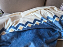 水星家纺毛毯冬季加厚加绒法兰绒毯A类毯子盖被可机洗约2.94斤200×230cm 实拍图