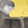 HUAERLE宝宝餐椅家用同款肯德基婴儿餐椅可调高度吃饭餐桌多功能学坐椅子 豪华款【黄色餐盘+坐垫+轮子】 实拍图