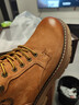 骆驼（CAMEL）王俊凯同款马丁靴高帮秋户外工装大黄靴男 G15W136025 沙漠黄 41 实拍图