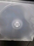 天顺可插封面光盘盒单片装方形CD光盘盒 DVD盒收纳盒透明方形光碟盒 单面方形塑料光盘盒50个装 实拍图