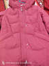坦博尔羽绒服女中长款连帽休闲妈妈款加厚外套510506D 锦洛红 165  实拍图