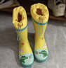 柠檬宝宝儿童雨鞋高筒女童男孩防水防滑橡胶雨靴学生水鞋 黄色异次元 26 实拍图