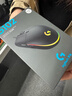 罗技（G）G102第二代游戏鼠标 RGB流光灯效鼠标 轻量化  游戏级8000DPI传感器 黑色 200-8000DPI 实拍图