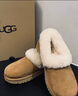 UGG秋季女士茸茸毛鞋领厚底懒人毛毛鞋 1166733CHE|栗色 38 实拍图