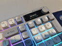 前行者V1蓝牙无线键盘鼠标套装机械手感静音三模男女生办公高颜值键鼠便携电脑笔记本平板iPad手机通用 旗舰版奶油灰-三模键鼠套装【无线+蓝牙+有线】 实拍图