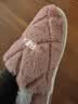 洁丽雅男士包跟棉拖鞋男秋冬季室内居家保暖家居加厚全包毛毛棉鞋女冬天 紫色【收藏加购优先发货】 38-39 (适合37-38码) 实拍图
