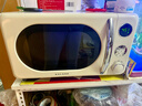 格兰仕（Galanz）复古微波炉 家用小型20L迷你 奶油风百搭复古 易清洁大平板 自动菜单 700瓦省电KAW0-SF2 实拍图
