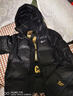 断码黑金羽绒服连帽2025冬季新款加厚保暖潮牌男女同款情侣外套 黑色【男女同款】 【赠送运费险】 3XL 【175-195斤左右穿】 实拍图