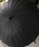 美度长柄雨伞大号加固加厚结实抗风伞男士手动长把直柄雨伞黑M5003 实拍图