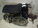 鱼跃(yuwell)手动轮椅车H065C老人医用折叠轮椅铝合金加强承重加座宽 实拍图