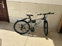 金武端自行车成人山地车公路赛车单车骑行变速超轻越野中学生初中青少年 顶配版-辐条轮-黑白色 26寸21速 实拍图