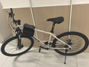 千里达（TRINX）M985山地自行车成年人禧玛诺21速油压碟刹大学生上班通勤单车 霞光银- 21速 27.5*17寸 推荐:170-190cm左右 实拍图