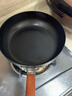 爱仕达（ASD）平底锅有钛铁不粘煎锅日式无涂层铁锅牛排炒菜28cm旋风聚能底T8WG 实拍图