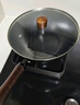 阎铁匠章丘小铁锅奶锅炒锅炒菜锅一人食平底无涂层家用熟铁锅电磁炉26cm 实拍图