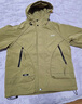JEEP吉普夹克男秋冬季冲锋外套男士休闲宽松工装衣服男装 卡其 2XL 实拍图